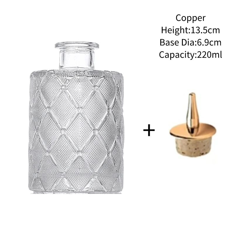 Vintage Glass Design Cocktail Bitters Bottle with Stainless Steel Dasher Top - Professional Bar Tool Accessory