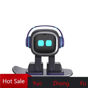 Emo Robot Intelligent Toy AI Robot Desktop Pet Emo English Companion Gift  Electronic Toy Vector
