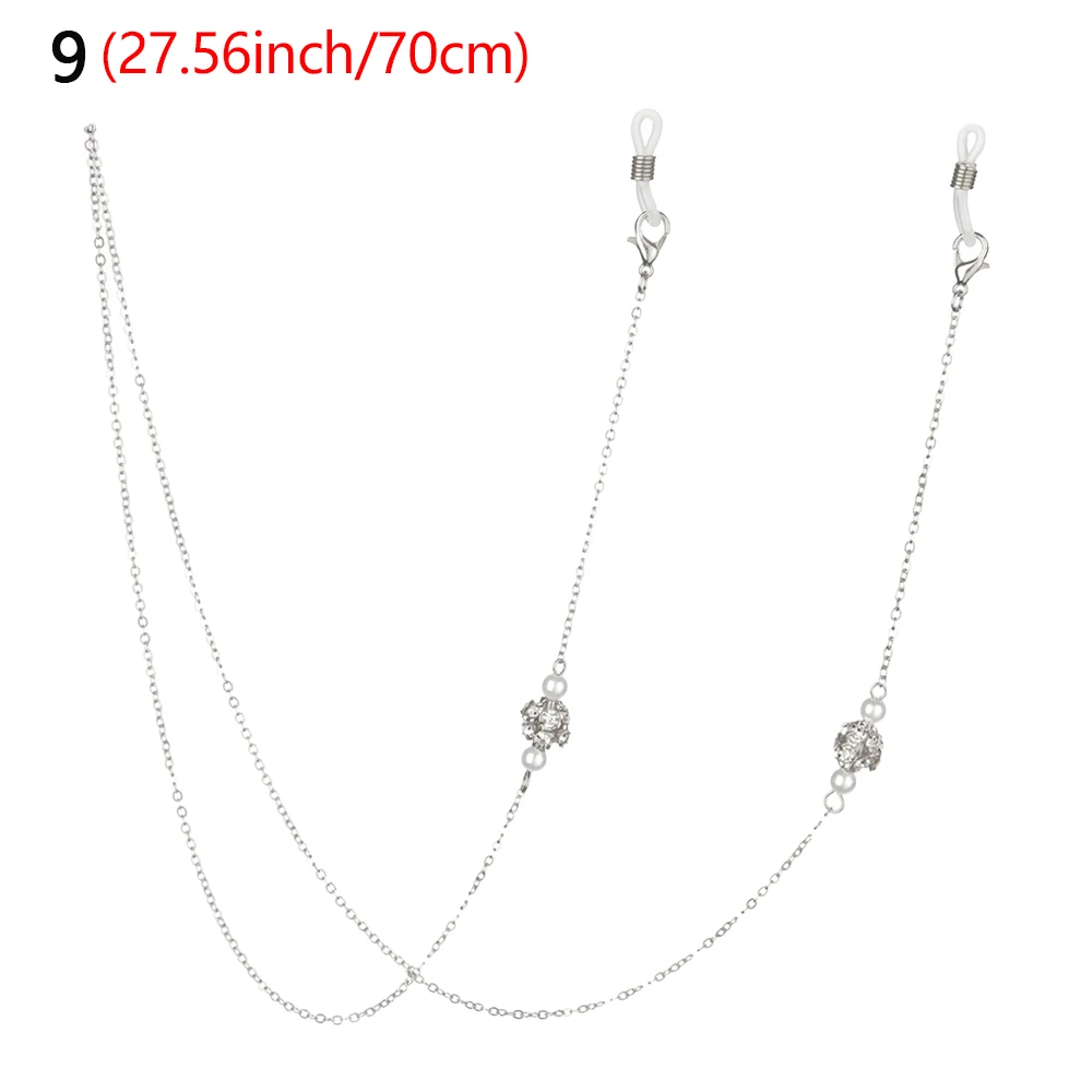 Unisex Metal Glasses Holder Chain Lanyard with Braided Design