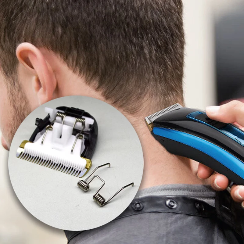 2 Molle Di Ricambio Per Tagliacapelli - Acciaio Inox, Universali Per Barbiere - Foto 8