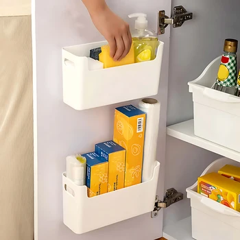 No-Drill Cabinet Door Storage Rack 1