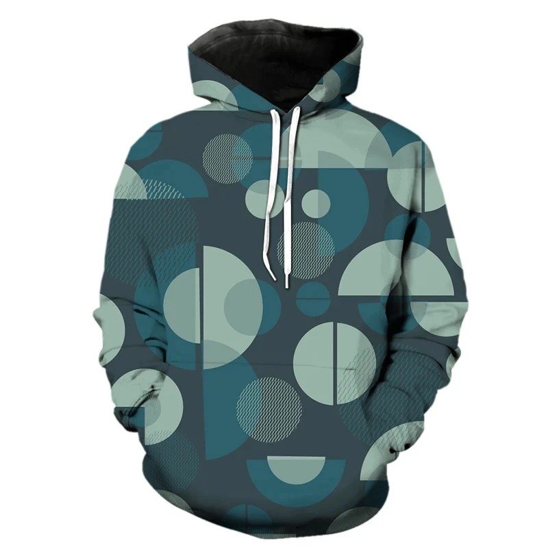 Fashionable And Minimalist Printed Clothing Harajuku Street Autumn And Winter Men's Casual Hooded Sportswear Long Sleeved Hoodie