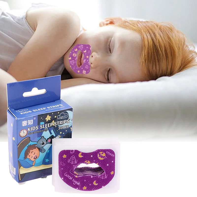 Sleep Lip Nose Breathing Improvement Stickers Mouth Breathing Correction Stickers Children's Anti-snoring Stickers Adult Night