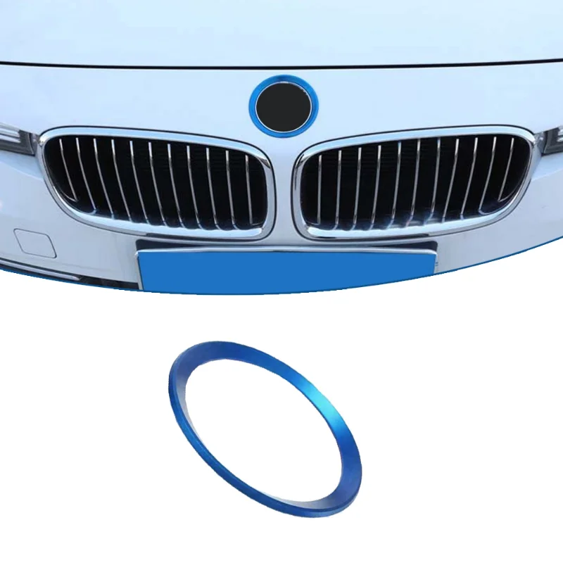 Car Emblem Ring Trim Badge Cover Car Decor Accessories for BMW car fender emblem badge car trunk trim