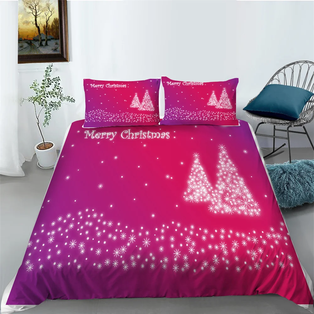 

Festival Duvet Covers Children Adults Polyester Bedding Sets Christmas Bed Comforter Covers Bedspread with Pillowcase