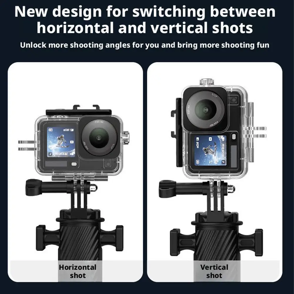 Accessoires DJI Action 6 : étui étanche + filtres rouge/rose/violet