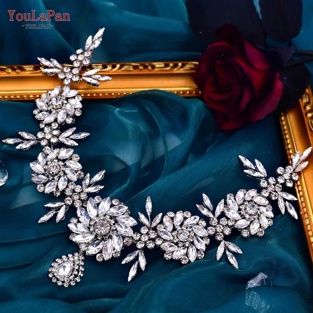 HP440 Bohemian Forehead Bridal Headband Rhinestone Crown For Women Wedding Hair Accessories Vintage Crystal Headdresses hair accessories,bridal hair accessories,bridal jewelry set