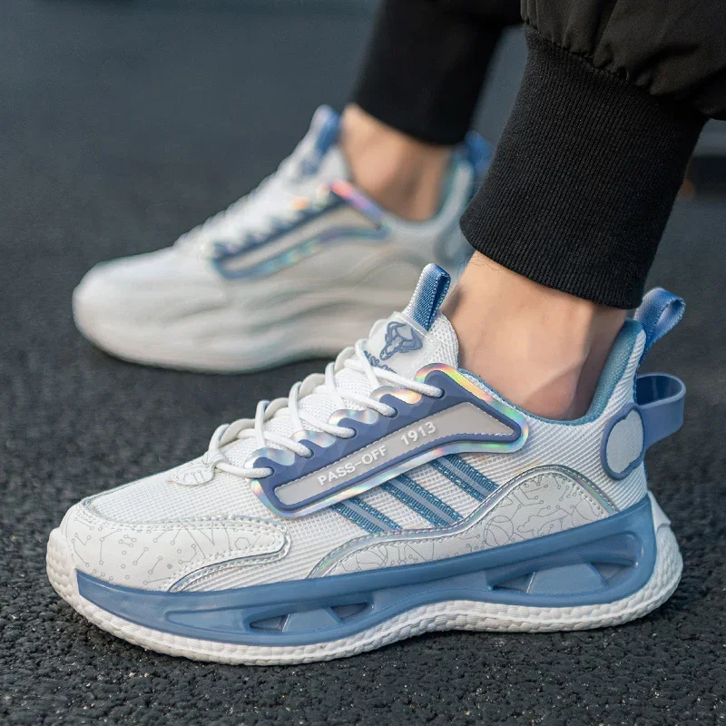 

Мужские беговые кроссовки, спортивная обувь, уличная Нескользящая и прочная Мужская Спортивная обувь для прогулок, новинка 2024