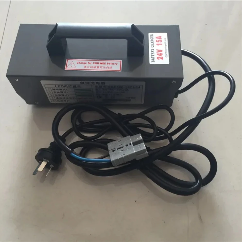 새로운 QQE360-15CH24 세탁기 충전기 24V15A 전동 지게차 유압 처리 스..
