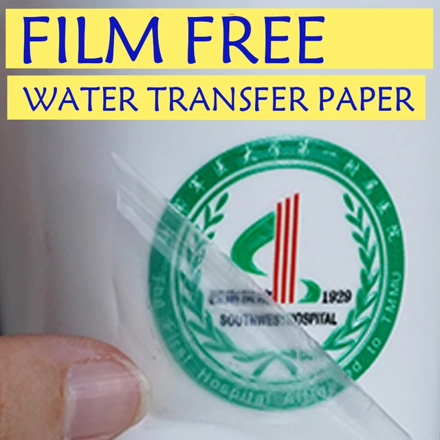 Film Free Laser Water Slide Transfer Decal Paper Waterslide Decal Paper  White A4 Size For Mug Glass Ceramics