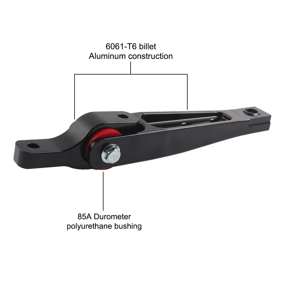 Spherical Pendulum Mount Motorsport Billet Dogbone Mount For 15+ AUDI 8V/8S Gen3 A3 TT VW Mk7 Golf/R GTi Alltrak ZJ53