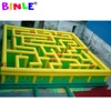 Funny oxford cube inflatable maze inflatable obstacle course tag arena for outdoor game 1