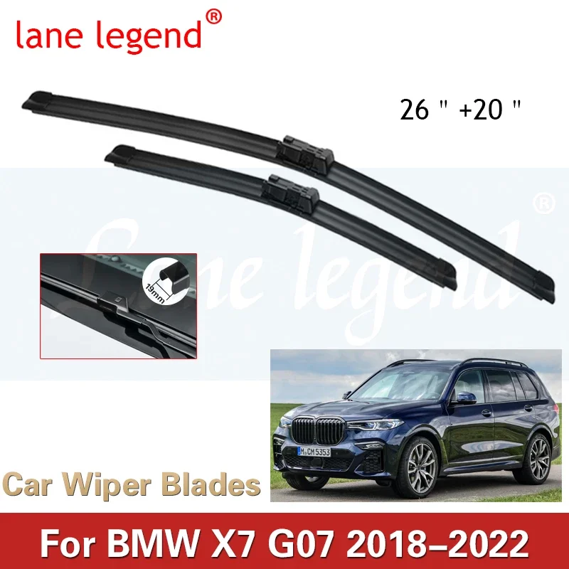 Car Front Wiper Blade For BMW X7 G07 2018 2019 2020 2021 2022 Windscreen Windshield Accessories Windows