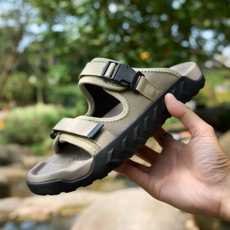 Men Sports Slippers Outdoor Thick Bottom Breathable Beach Sandals Summer Casual Shoes