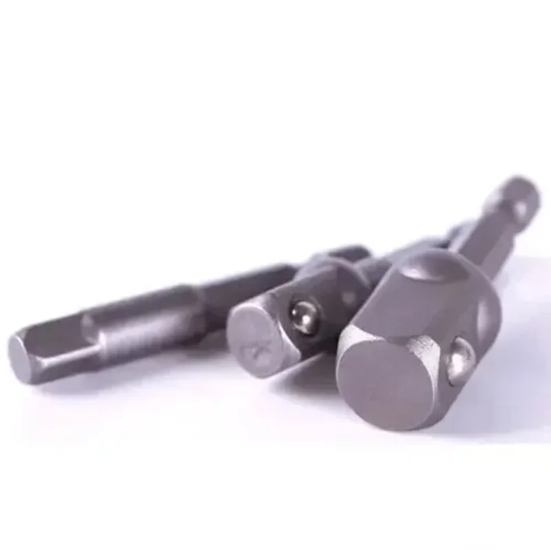 육각 드라이브 소켓 비트 어댑터, 드릴 너트 드라이버 익스텐션, 1/4 3/8 1/2 , 1 개