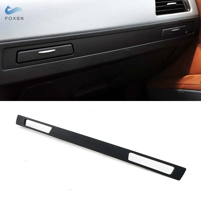 

LHD для BMW 3 серии E90 E92 E93 2005-2012 Автомобильная центральная консоль перчатки коробка держатель стакана воды панель крышка декоративная отделка полоса черный