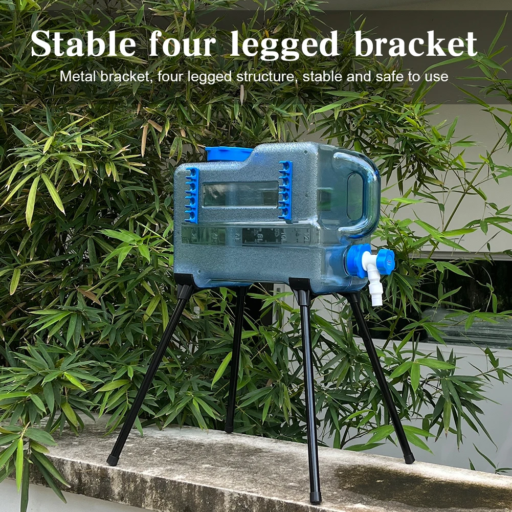 Folding Cooler Stand Frame Strong Load Bearing Foldable Ice Box Holder Detachable Cooler Luggage Rack for Outdoor Camping Hiking