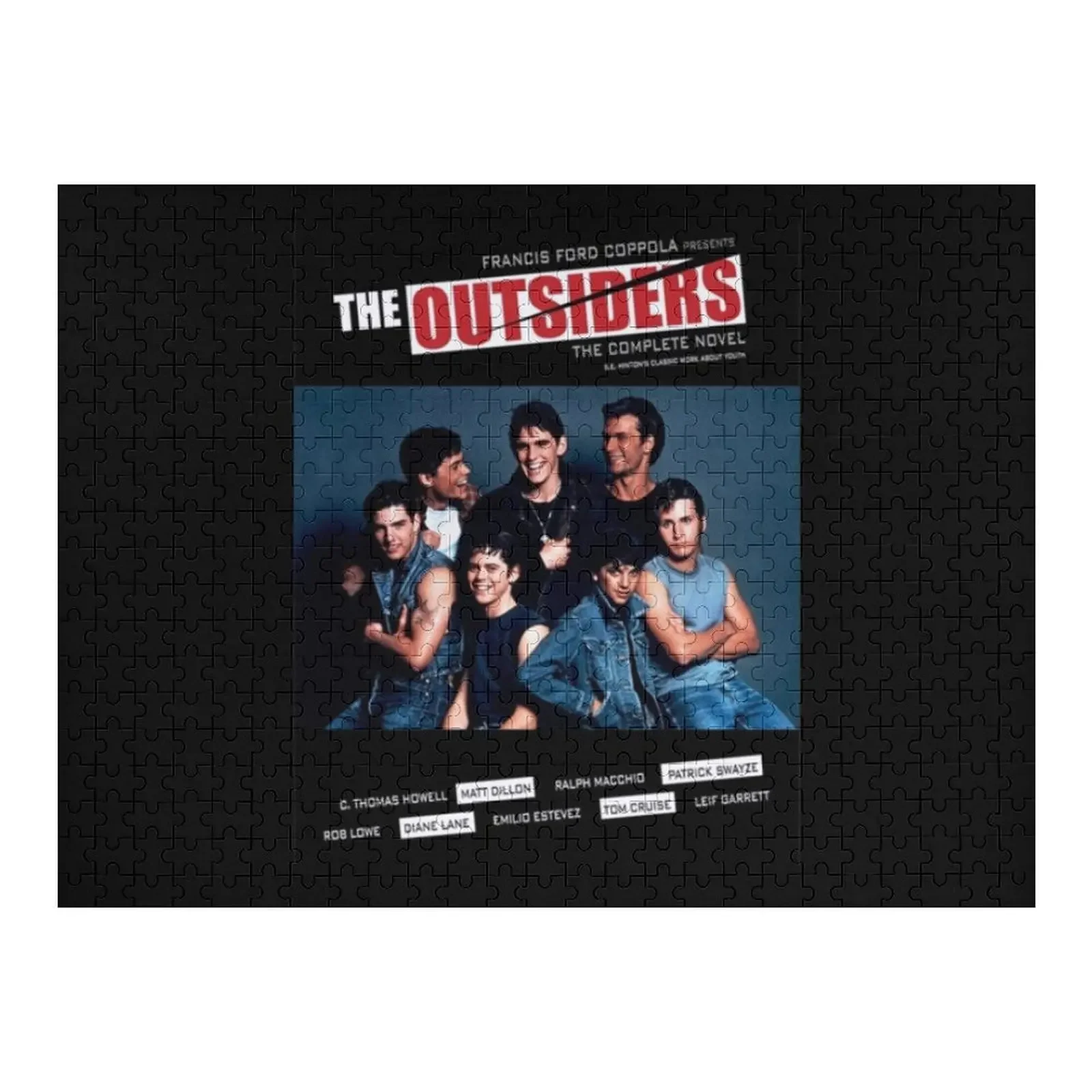 BEST SELLING - The Outsiders Jigsaw Puzzle Personalized Toy Wooden Name Custom Personalized Wood Name Puzzle