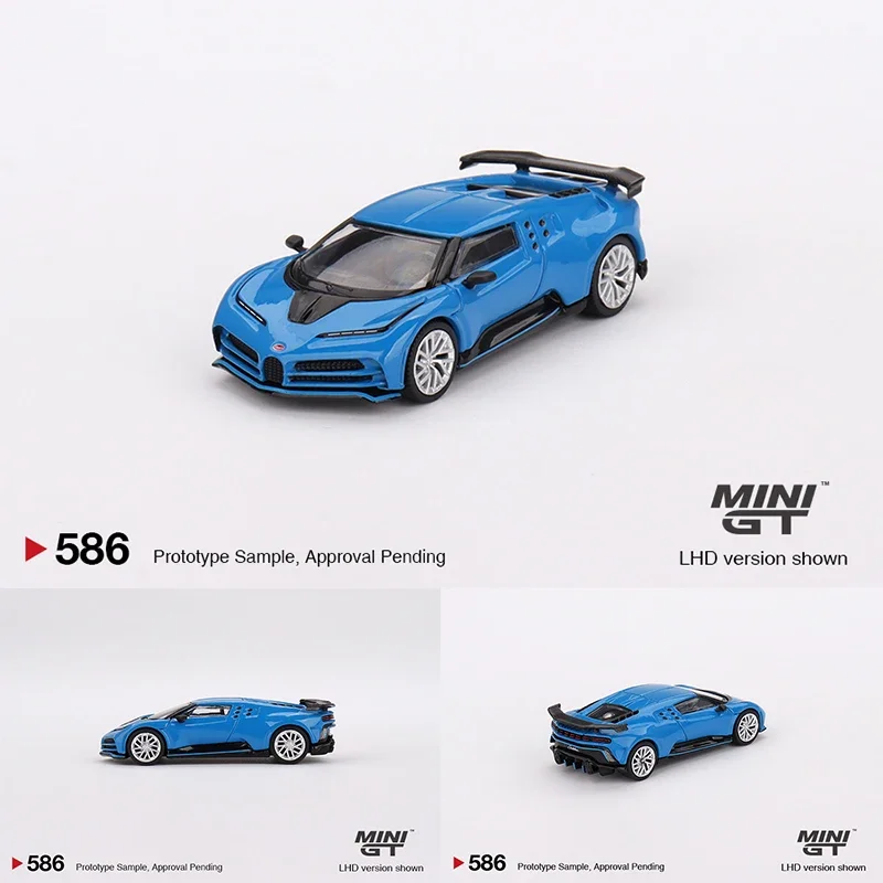 

MINIGT 1:64 Centodieci Blue Diecast Diorama Car Model Collection Miniature Carros Toys 586