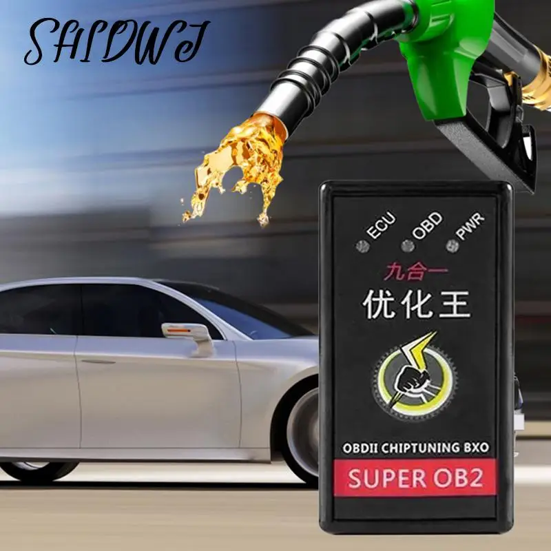 

Super Nitro OBD2 ECO OBD2 ECU Chip Tuning Box Plug Car Fuel Save More Power Gas Saving Car Fuel Saver