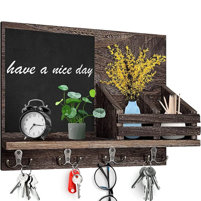 Vertical Wall Key Storage Key Hanger Vertical Mail And Key Holder