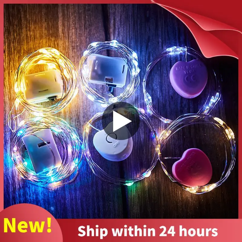 10LED 1m LED String Lights Fairy String Lights For Indoor Outdoor Home Wedding Party Decoration Gift Box Bouquet Lights