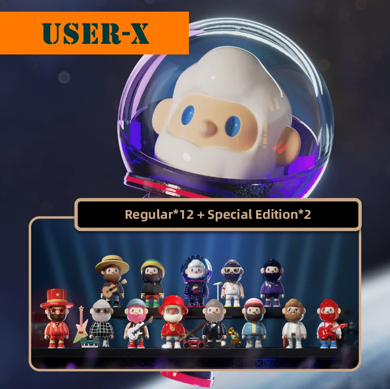 User-X Farmer Bob Retro: Replay Series Mystery Box Blind Box Action Kawaii Anime Cute Toy Figures Regalo Di Compleanno Action
