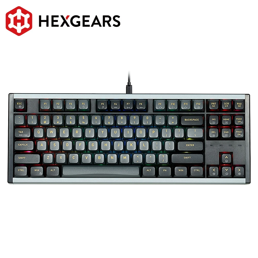 HEXGEARSI3MechanicalKeyboardKailhMXSwitch87KeyRGBHotswapType