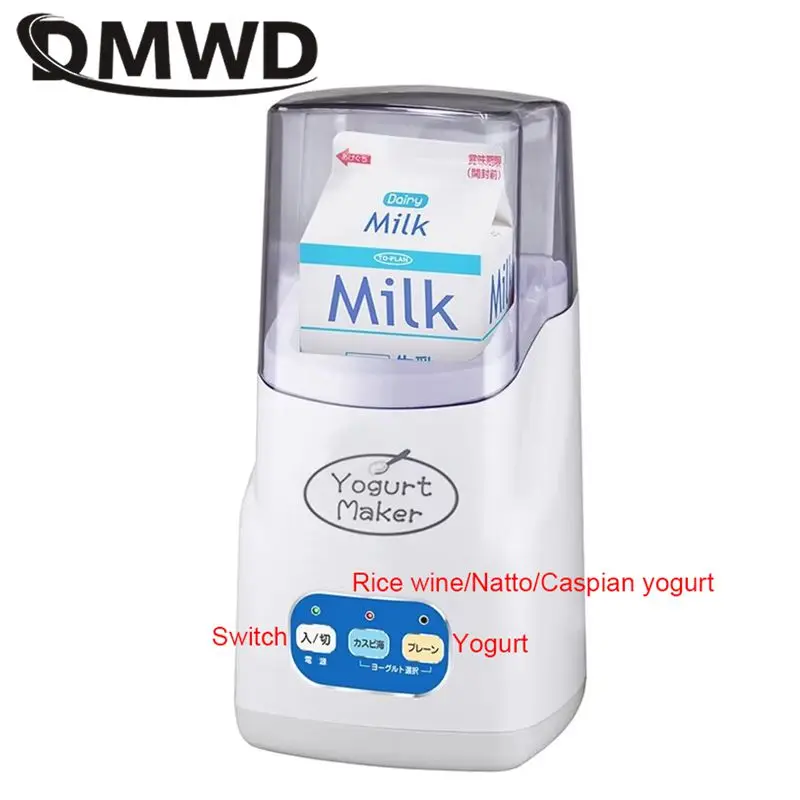 1L Automatic Yogurt Maker Temperature adjustable Multifunctional Leben Rice Wine Natto Caspian yogurt Fermenter With Timer EU US 4