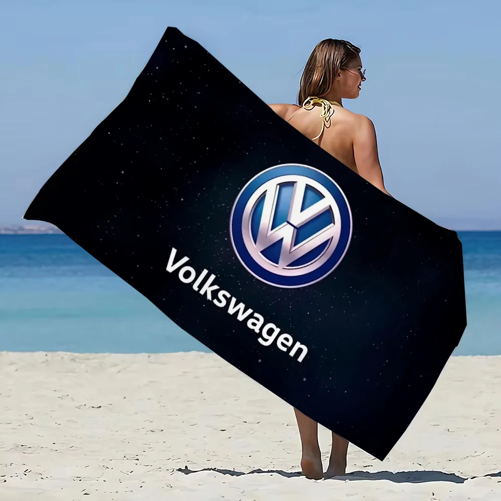 Volkswagen Logo Christmas Towels Bathroom Beach Towel Robe Bathing Towels Adults Bathrobe Girl Bath Towel Large Size Spa Anime 5