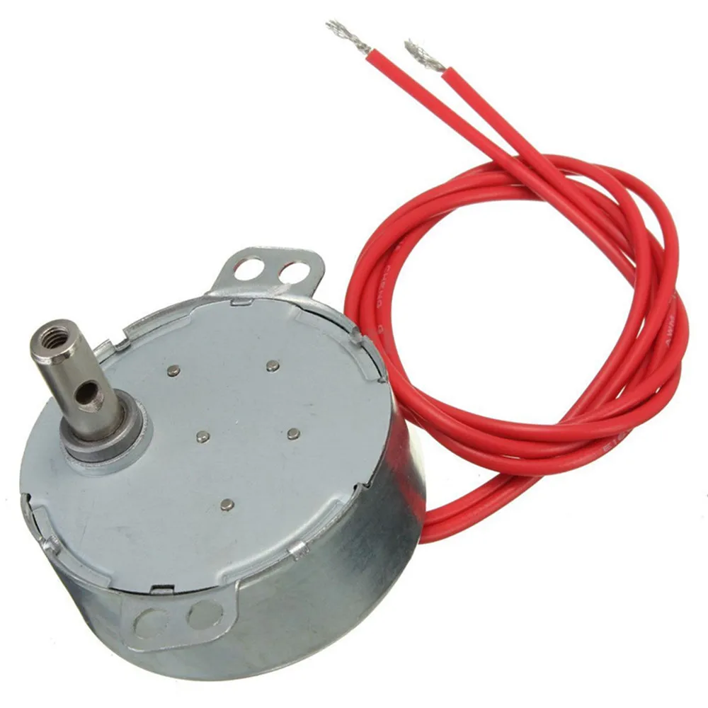 Stable Synchronous Motor Pro TYC-50 AC 220V 12V 50/60Hz Torque 4KGF.CM 4W CW/CCW Microwave Turntable for Electric Fan 5-6 r/min microwave turntable motor
