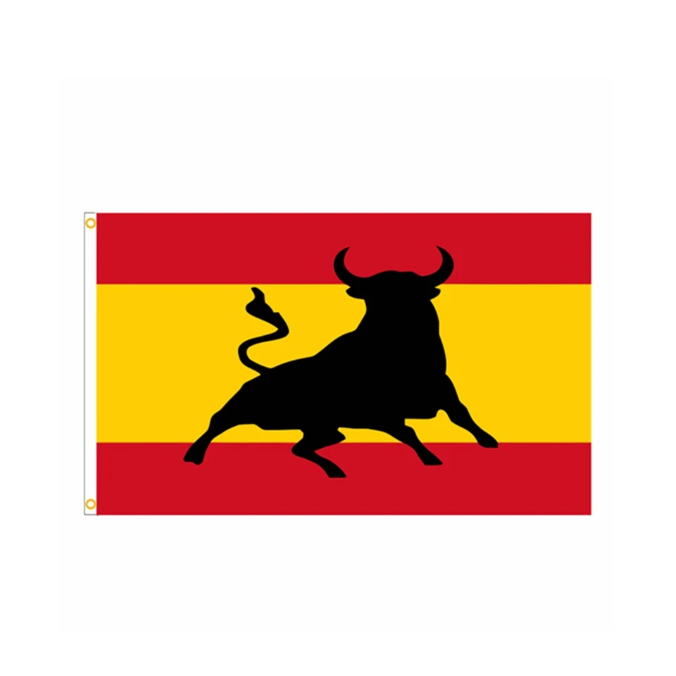

Spain Bull Flag Souvenir Flag Indoor Outdoor For Decoration 90x150cm Polyester