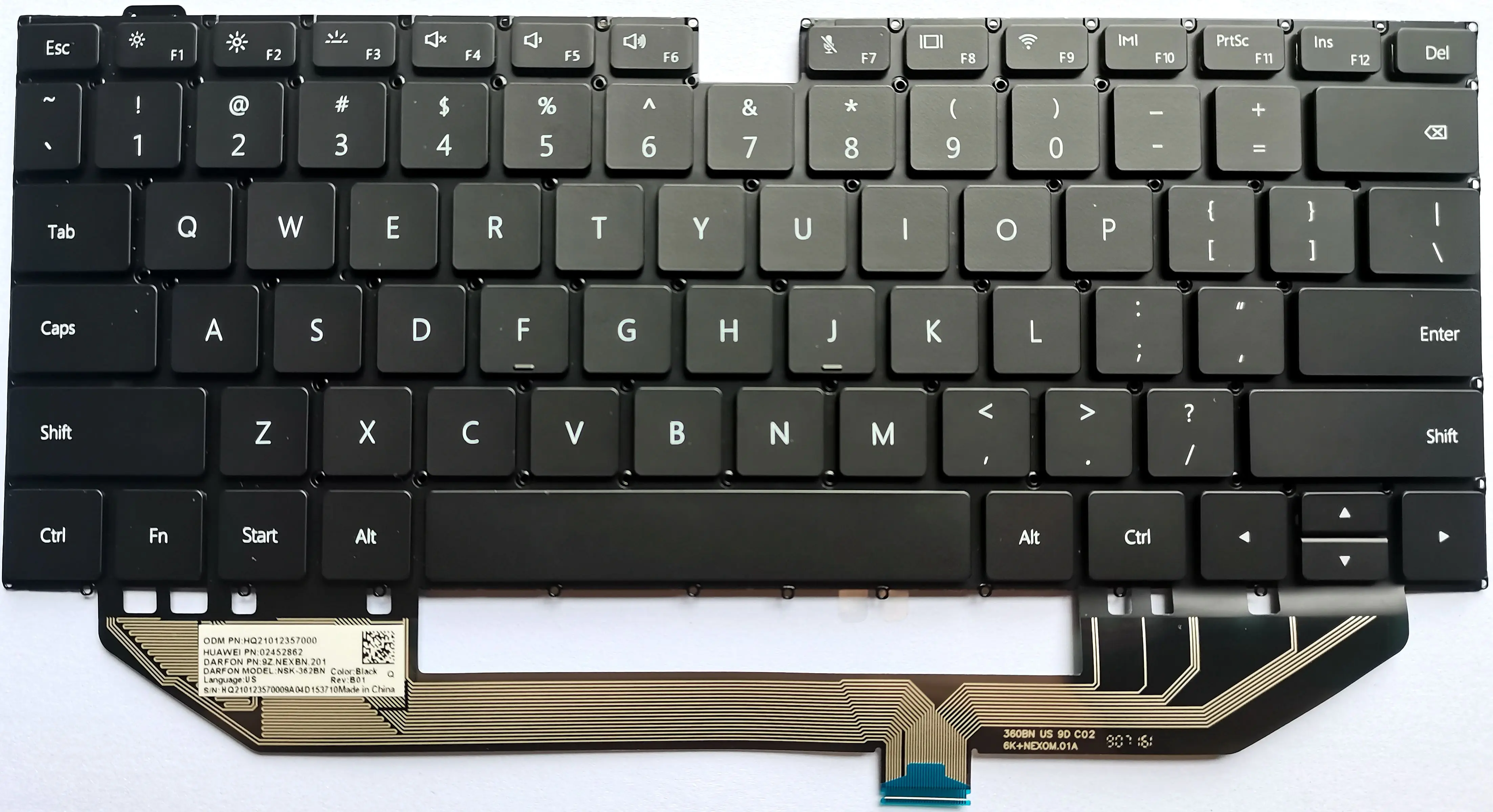 

Новинка для HUAWEI MateBook X Pro MACH-W19B MACH-W29 MACHR-W19L Mach-W19 ноутбука с клавиатурой