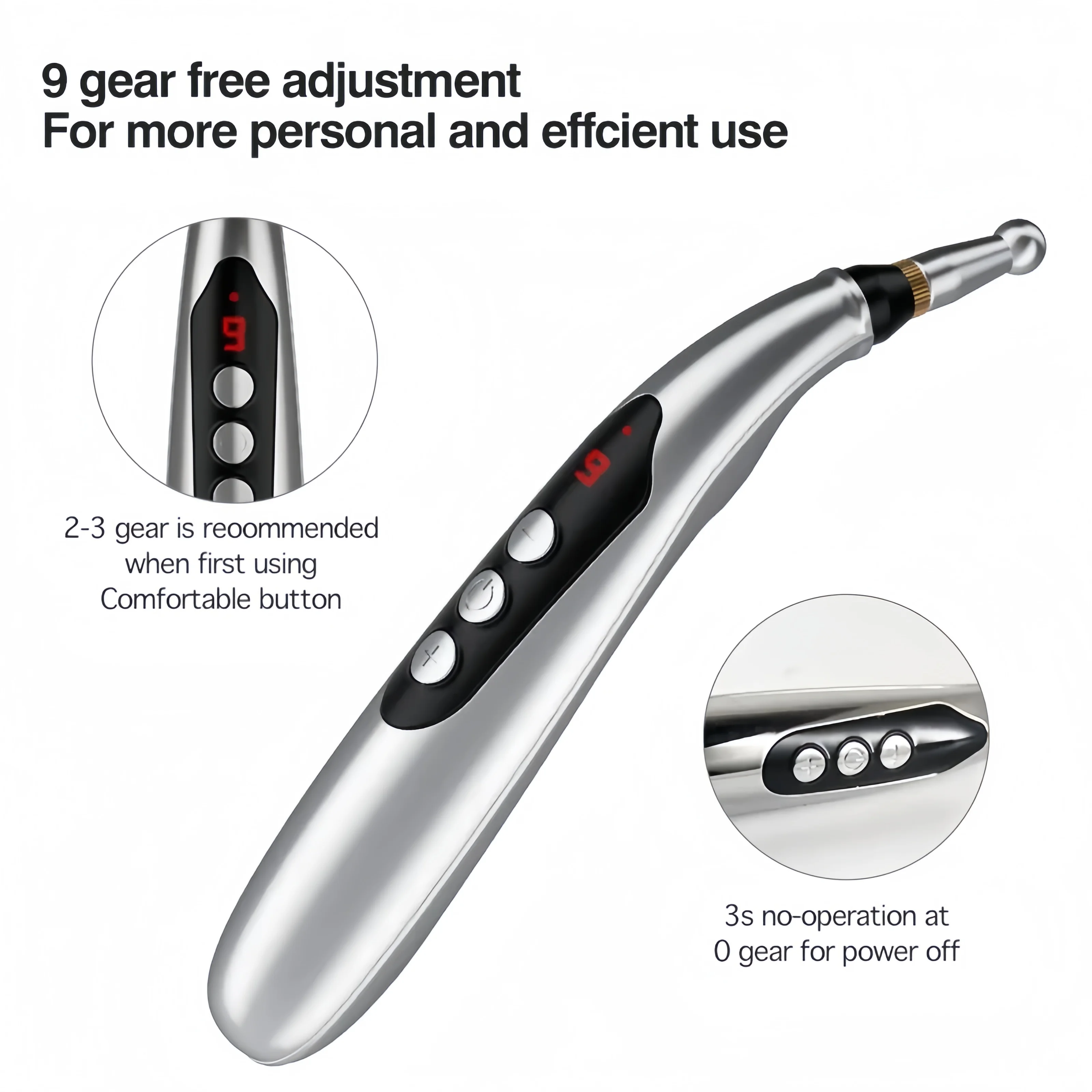 7 In 1 Meridian Massager USB Rechargeable, Body Massage and Relaxation, Holiday Gifts