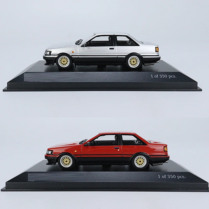 

Minichamps 1:43 Model Car Corolla GT 1984 Resin Vehicle Classical -Red and Silver