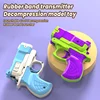 Rubber Band Gun Toy 3D Printed Gun Cub Radish Toy Knife Kids Stress Relief Toy Christmas Gift Decompression Boy's birthday Gift 1