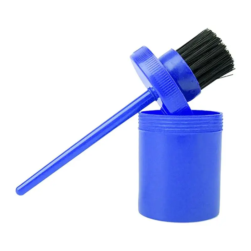 

Hoof Oil Bottle With Brush Bristles Uniform Hoof Oil Bucket Brush Horse Hoof Oil Portable Container For Zoos Horse Training