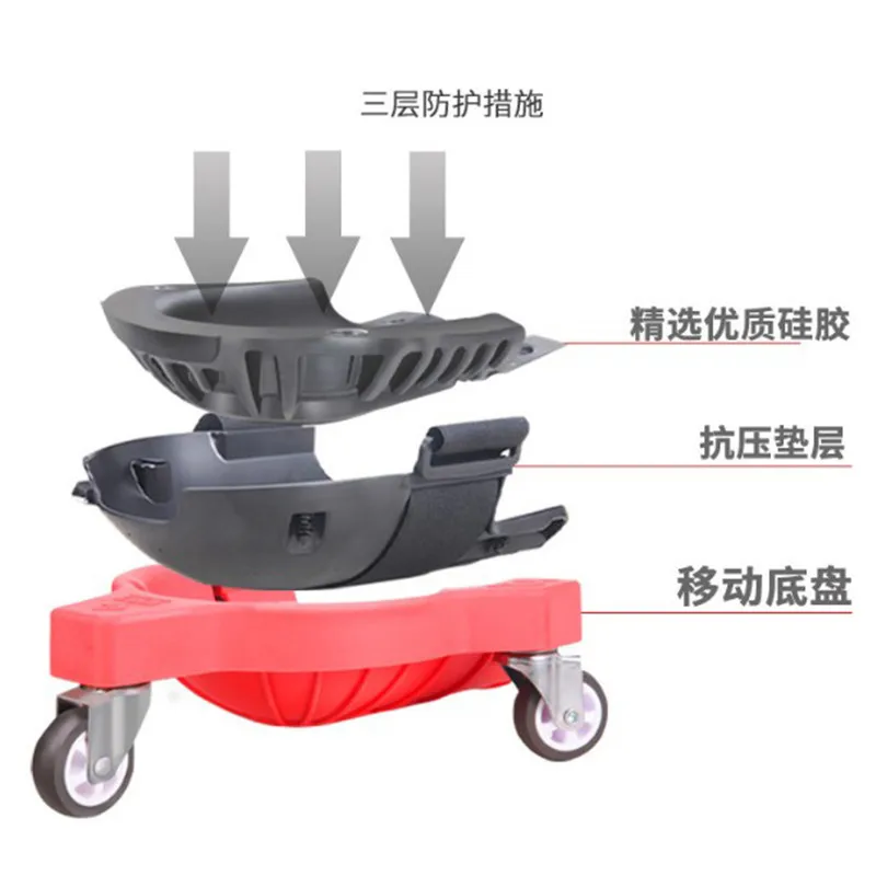 Multifunctional sliding knee pads convenient labor-saving universal wheel mobile tile kneeling pad 6