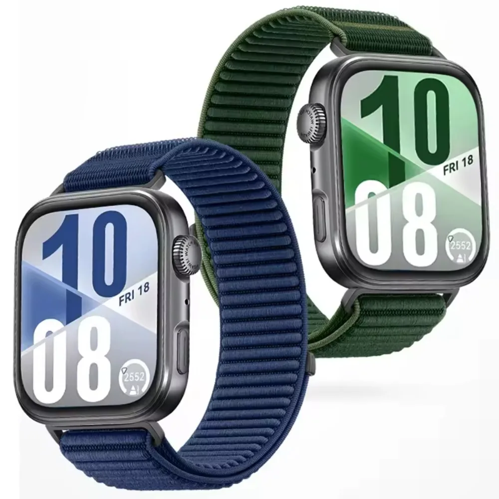 حزام مضفر من النايلون لساعة Huawei Watch Fit 4 3 ا...