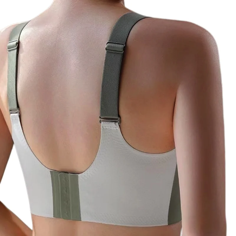 2Pcs/Set Non-wire Push-Up Bras Women's Anti-sagging Lift-up Bra Side Support Adjustable Straps No Show Plus Size Underwear M-4XL 4