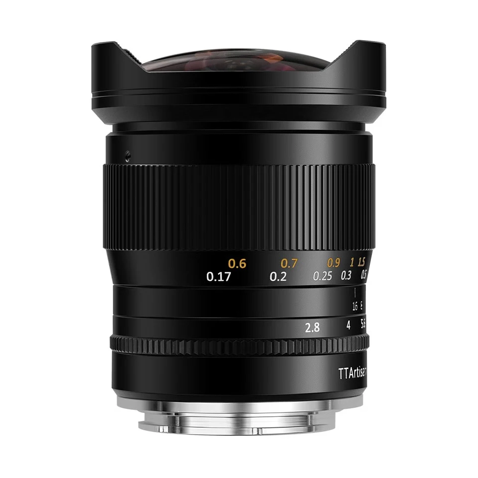 TTArtisan Full Frame 11mm F2.8 Fisheye Camera Lens with 180° Angle