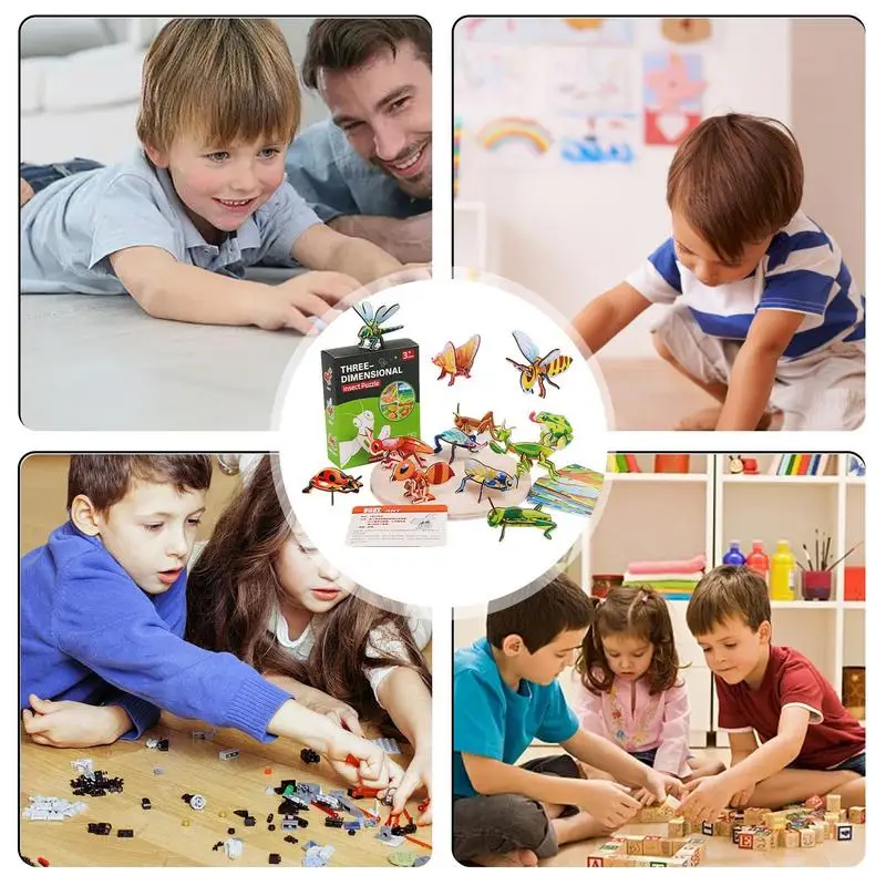 Рисунок 5 - Деревянная 3D головоломка в виде насекомых
