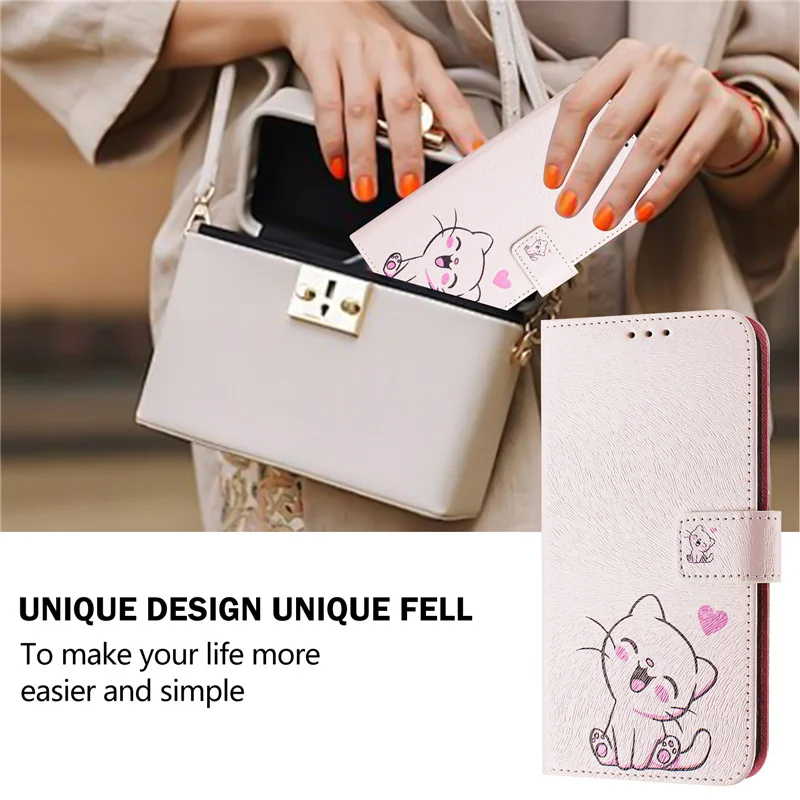 Magnetic Flip Leather Wallet Phone Case with Card Slots - Premium Design