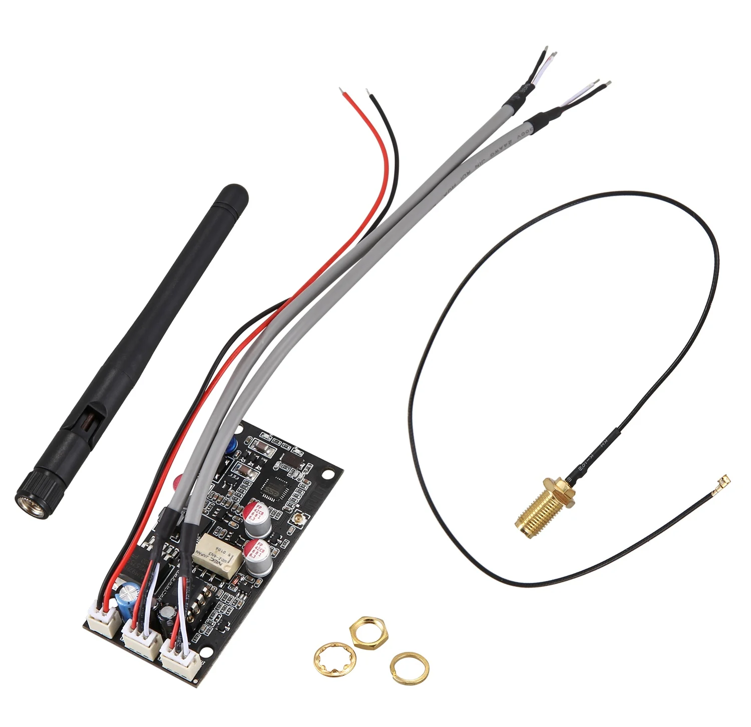 

Для беспроводного стереозвука CSR8675 Bluetooth 5,0 без потерь, приемник ES9018 APTX-HD I2S DAC, поддержка 24 бит/96 кГц с антенной