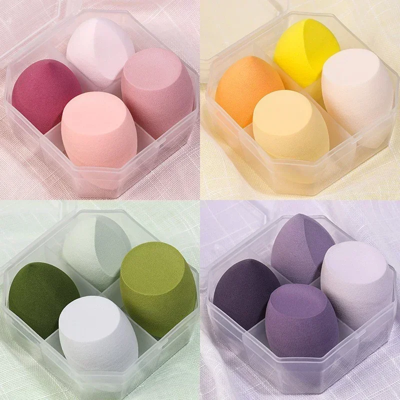 Beauty Tools Makeup 4Pcs Make Up Accessories Sponge Blender Beauty Egg Cosmetic Puff Powder Foundation Sponges Puff Women