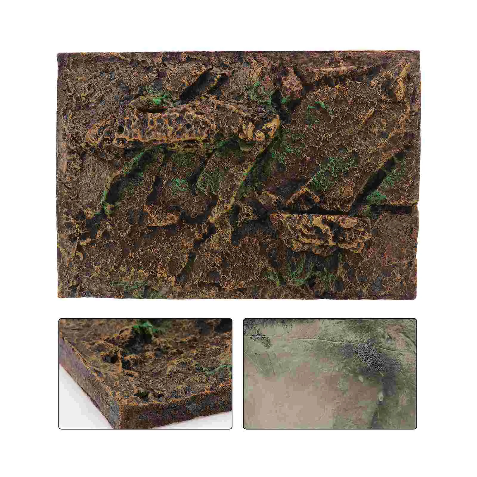 

Background Reptile Tank Board Terrarium Aquarium Snake Tile Cork Decorative Decor Lizardvivarium Box Accessories Decoration