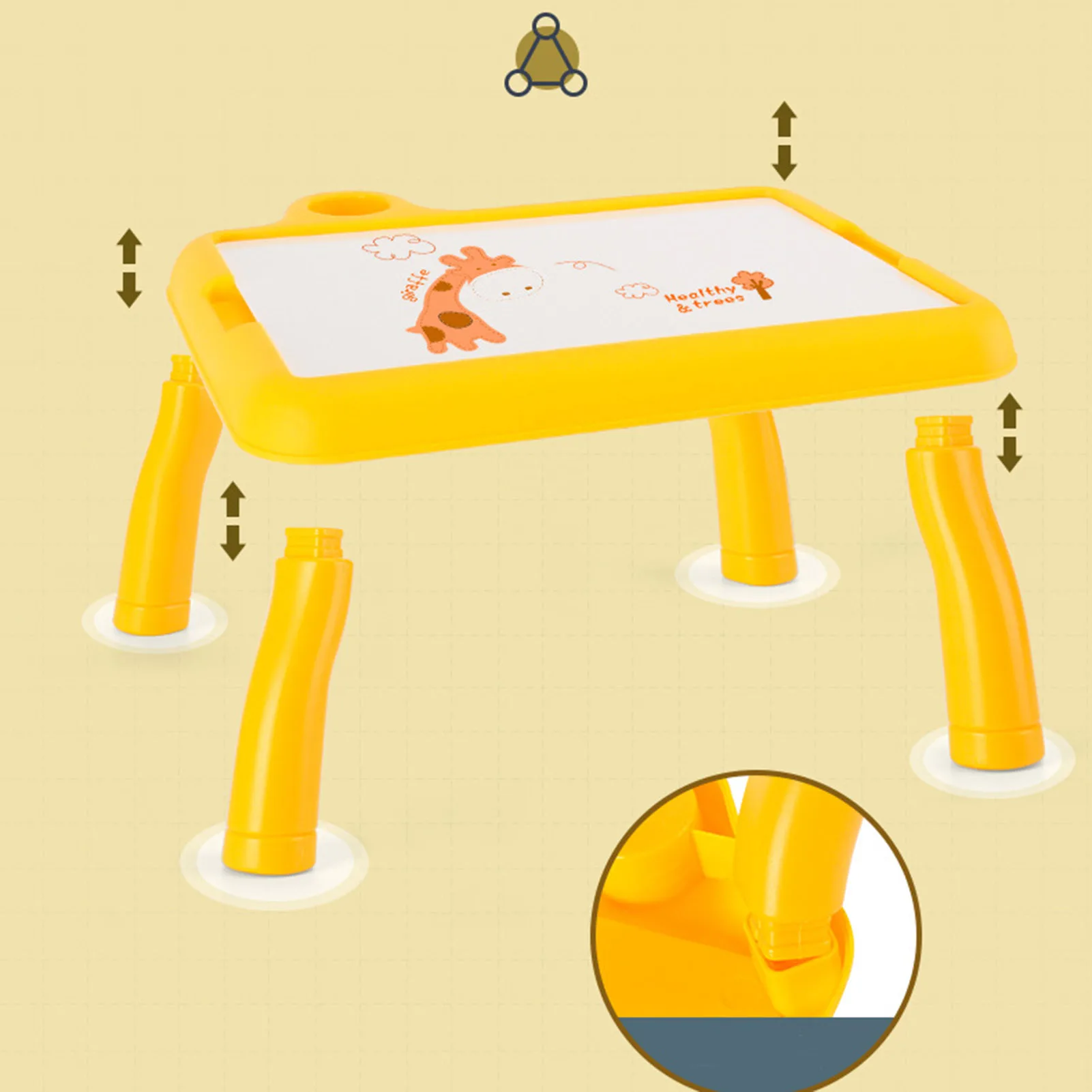 Mini LED Projector Drawing Board Art Drawing Table Kids Painting Board Baby Learning Draw Paint Tools Children Educational Toys