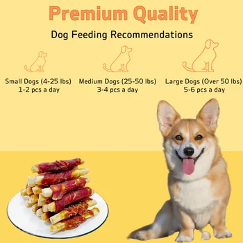 200g/400g (7.05oz/14.1oz) Dog Treats For Small, Medium, & Large Dog - Made With Duck And Milk, Healthy, Easily Digestible 2