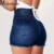 Large Size Sexy Ripped Denim Shorts Girl 2026 New High Waist Skinny Hips Stretch Leg Length Tight Stretch Hips Jeans Women