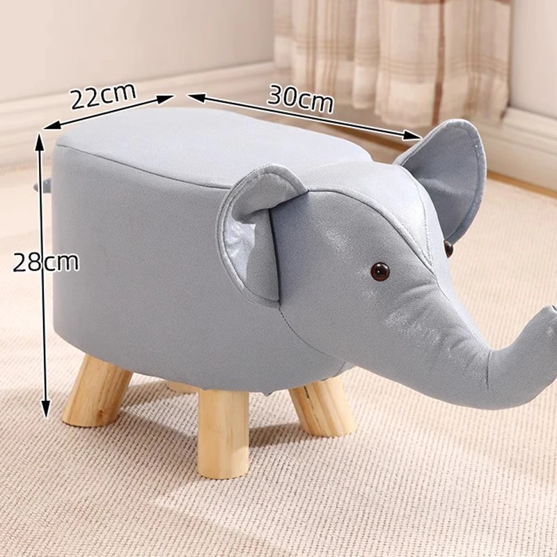 Children Study Chair Knee Child Wooden Chairs Rabbit Dining Seat Kids Wood Seat Tables Nordic Baby Chair Toddler Teddy Chaise Enfant Room Furniture